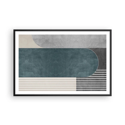 Poster in black frame - Levelled Composition - 91x61 cm