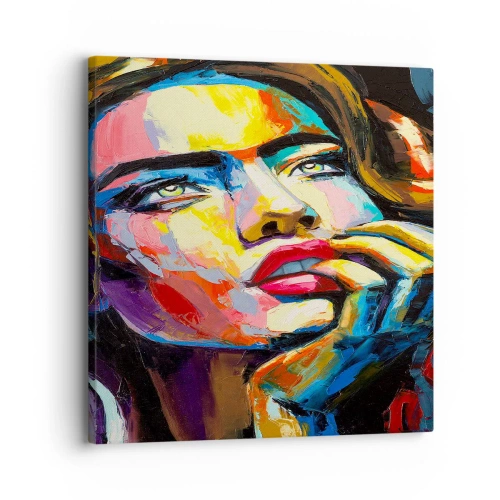 Canvas picture - Dreams Like Birds Flying in the Sky - 30x30 cm