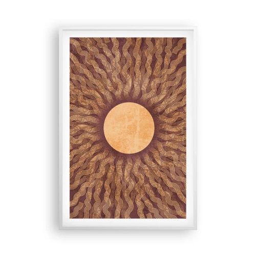 Poster in white frmae - Sun Icon - 61x91 cm