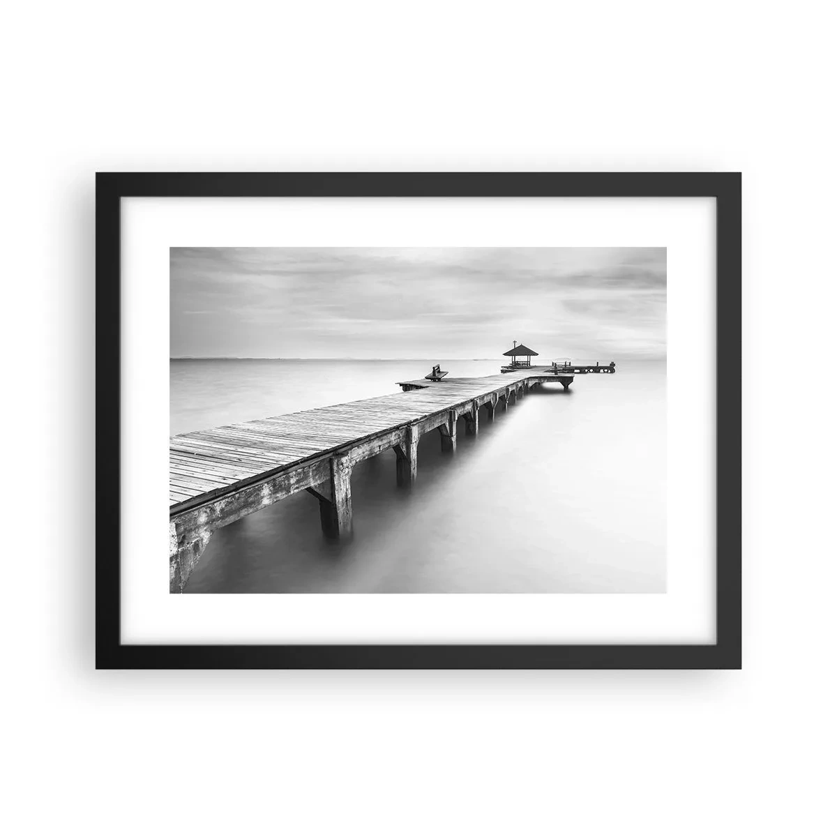 Poster in black frame - Into the Distance - 40x30 cm