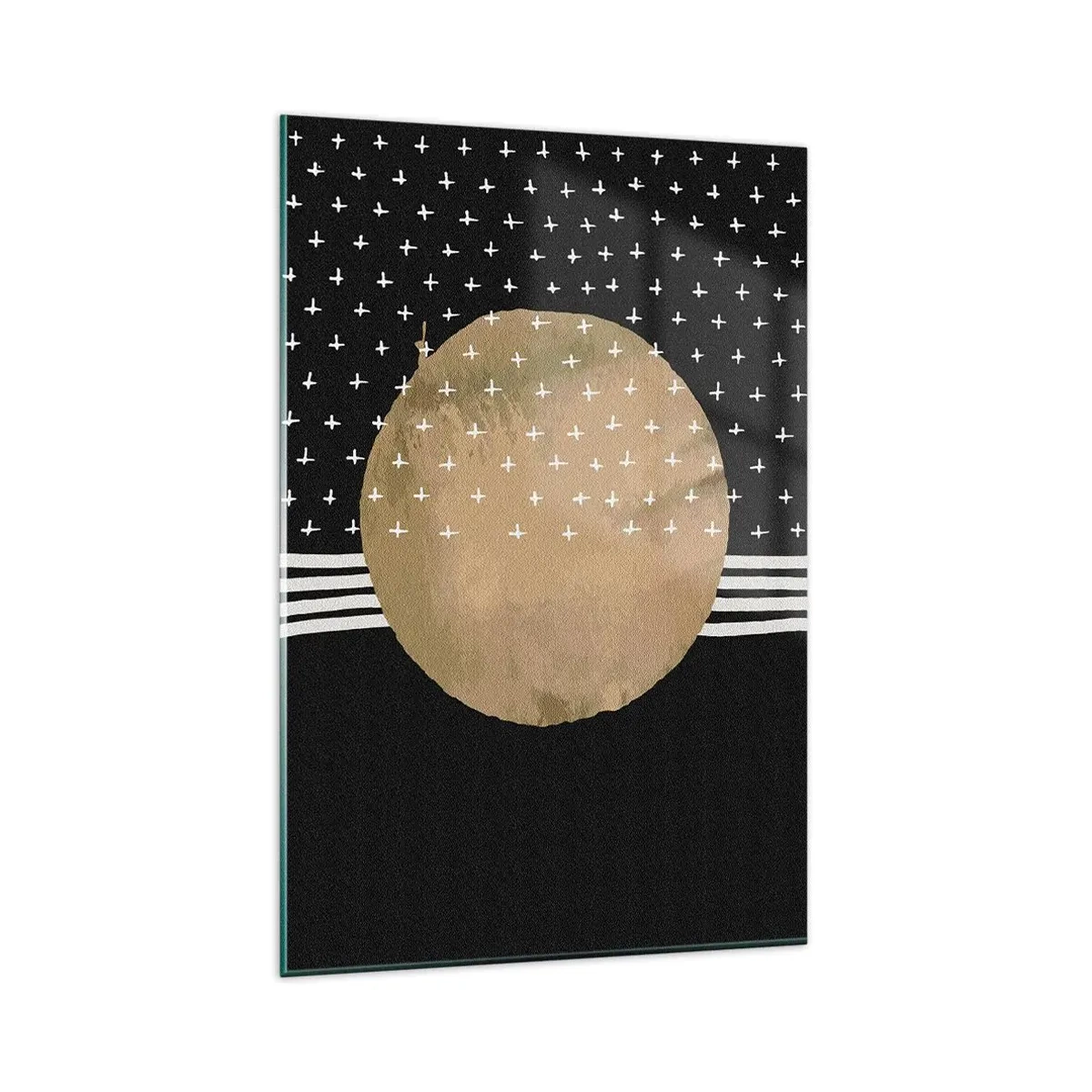 Glass picture - Composition: Flag of Galaxy - 80x120 cm