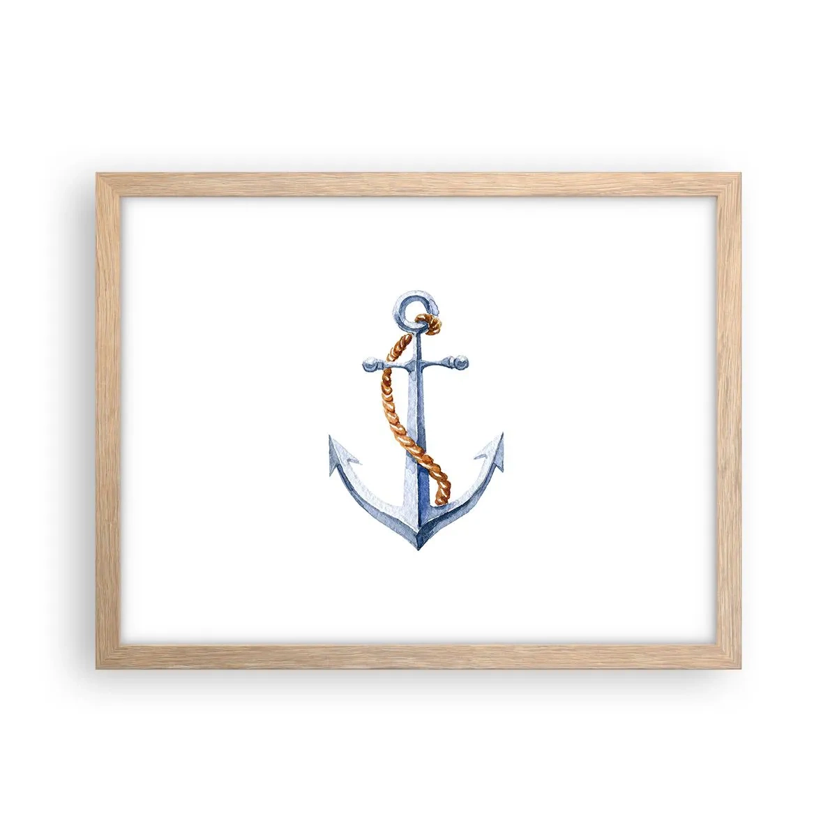 Poster in light oak frame - Ahoy Adventure! - 40x30 cm