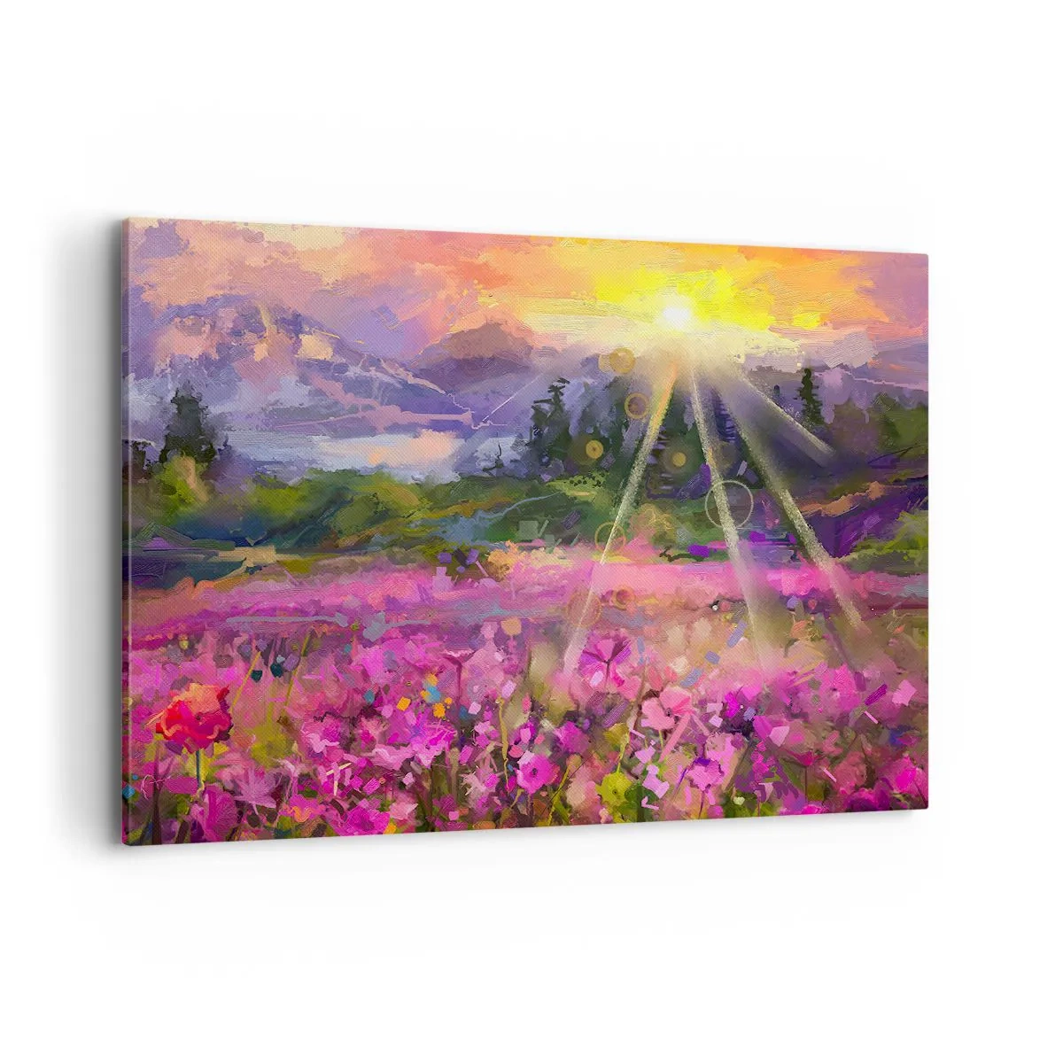 Canvas picture - In a Valley, Looked after by the Sun - 100x70 cm