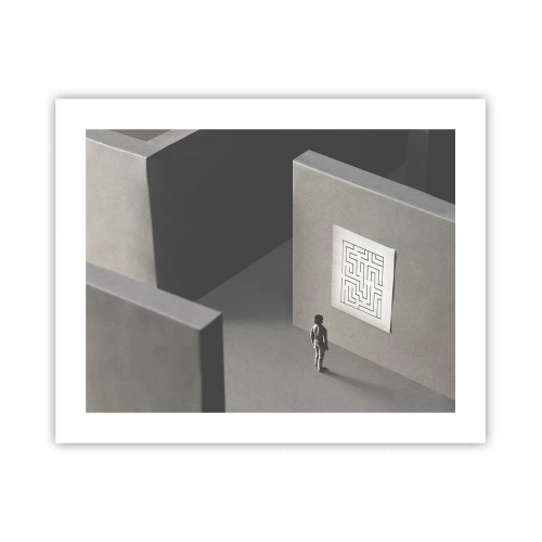 Poster - But Where Am I? - 50x40 cm