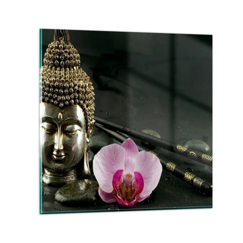 Glass picture - Harmony of Wisdom and Beauty - 60x60 cm