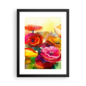 Poster in black frame - Not Only Red - 30x40 cm