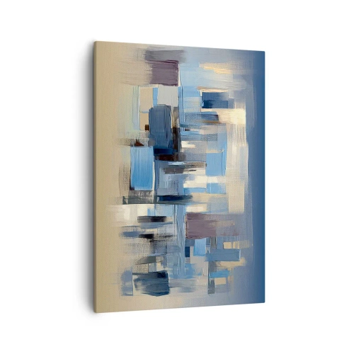 Canvas picture - Blue Construction - 50x70 cm