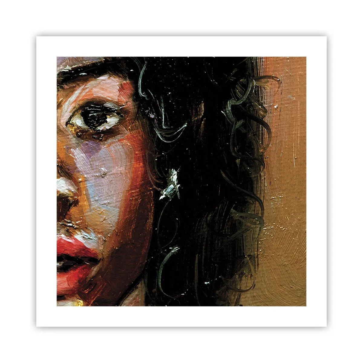 Poster - Black and Shine - 50x50 cm