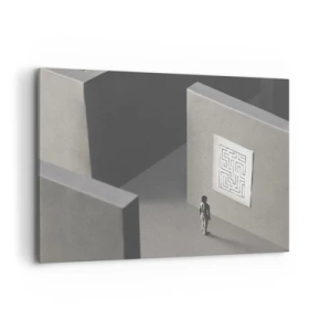 Canvas picture - But Where Am I? - 100x70 cm