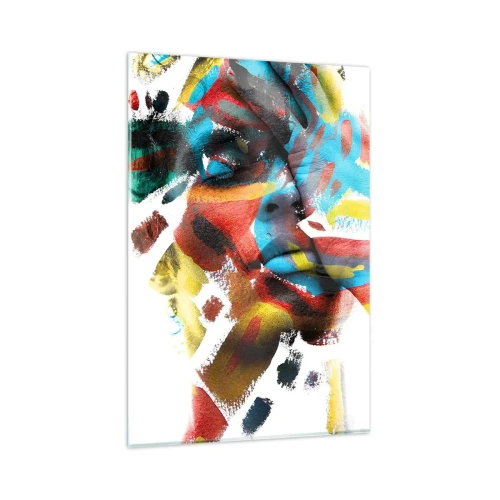 Glass picture - Colourful Personality - 80x120 cm