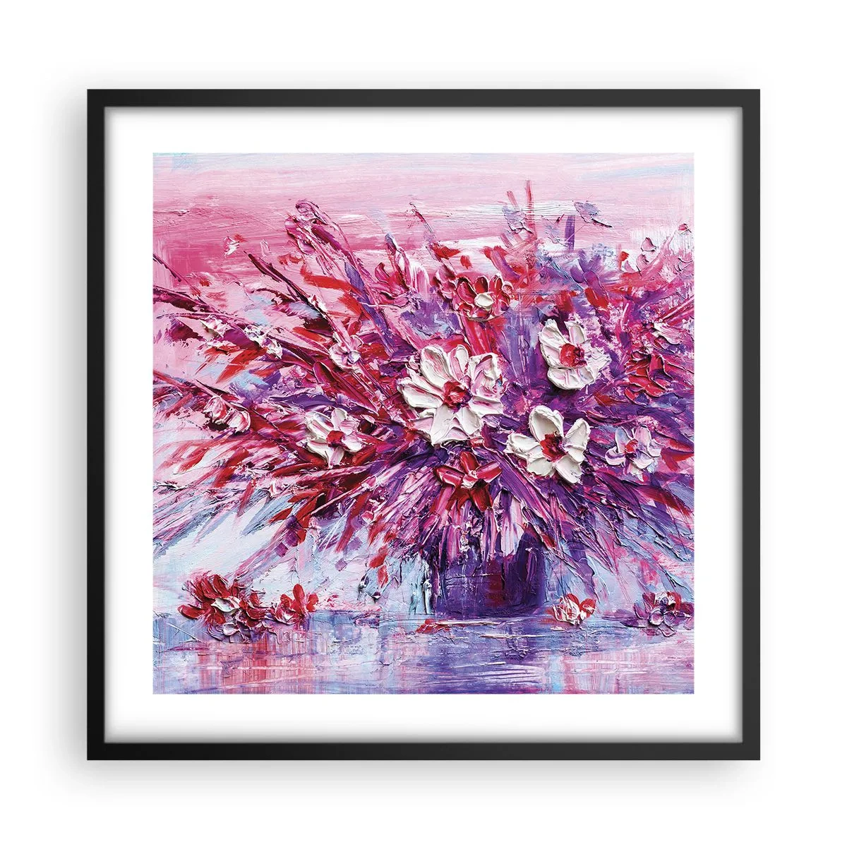 Poster in black frame - Innocence and Passion - 50x50 cm