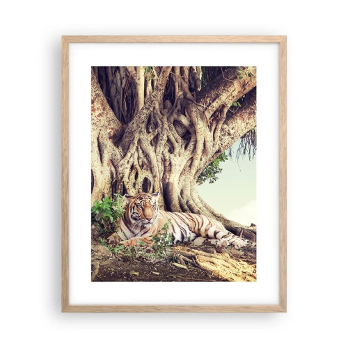 Poster in light oak frame - View from the Genesis - 40x50 cm