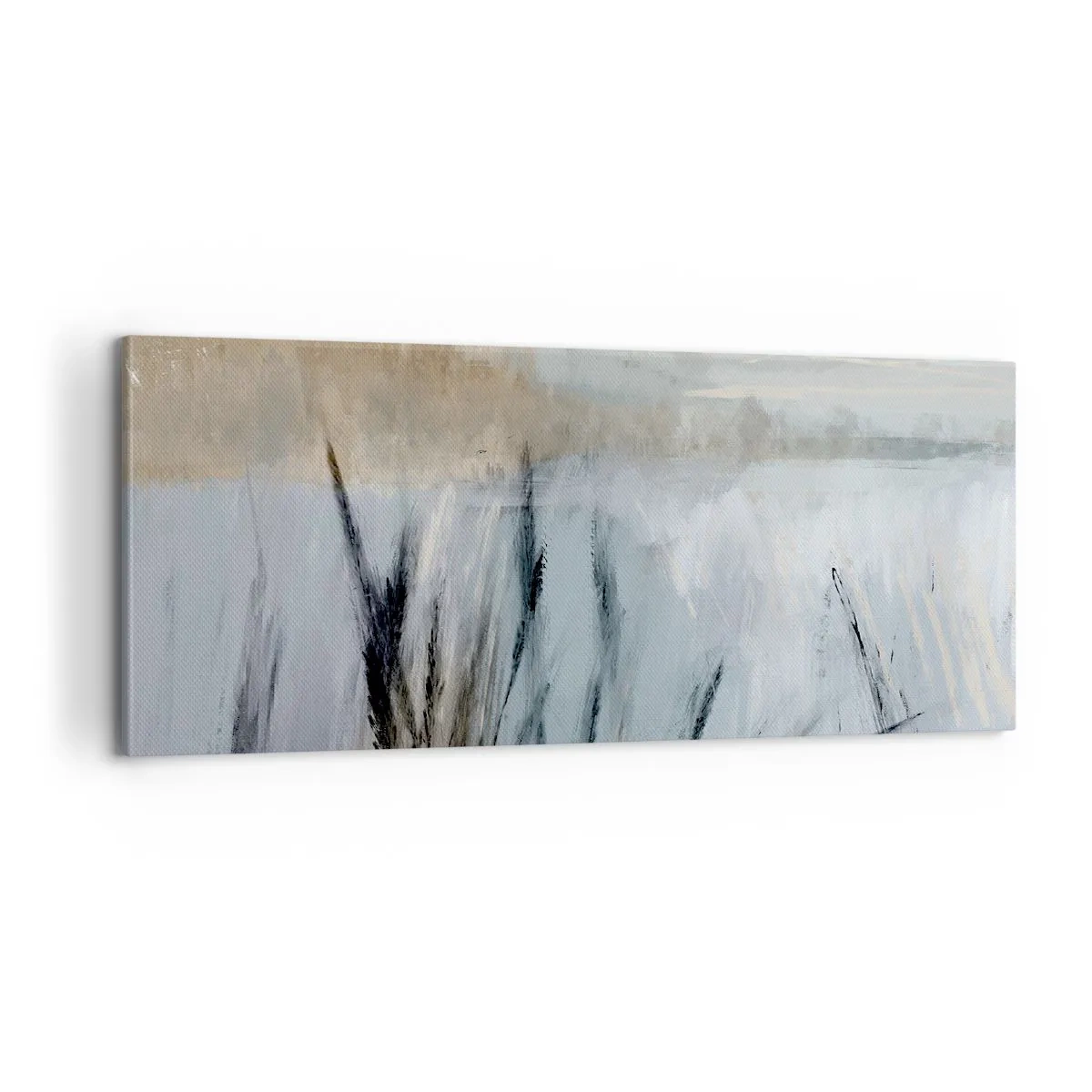 Canvas picture - Winter Fields - 100x40 cm