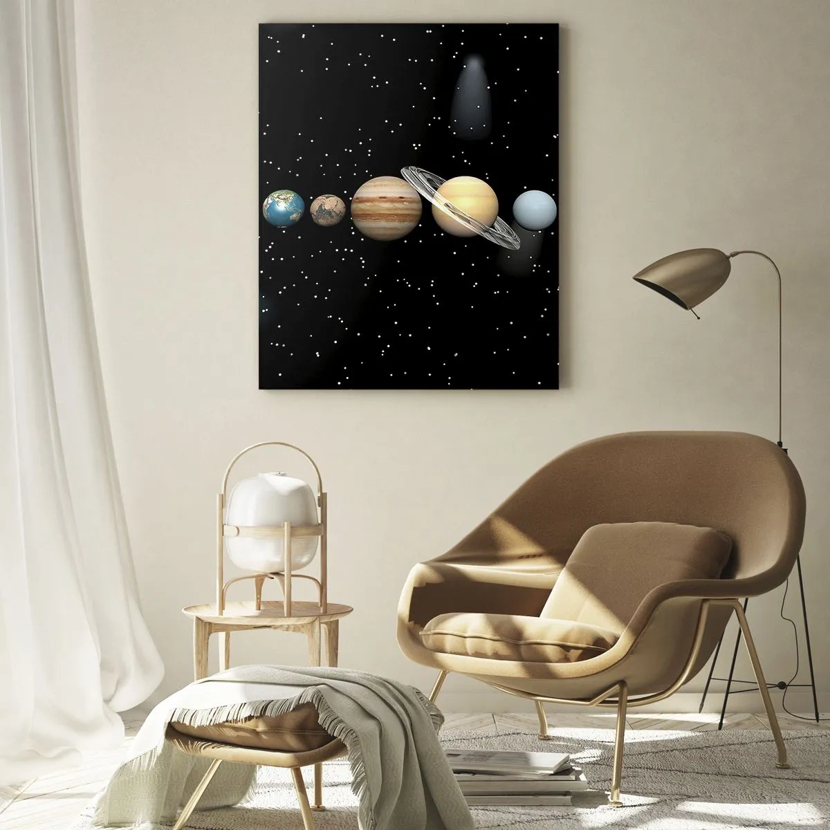 Glass picture - Planets are Revolving - 80x120 cm