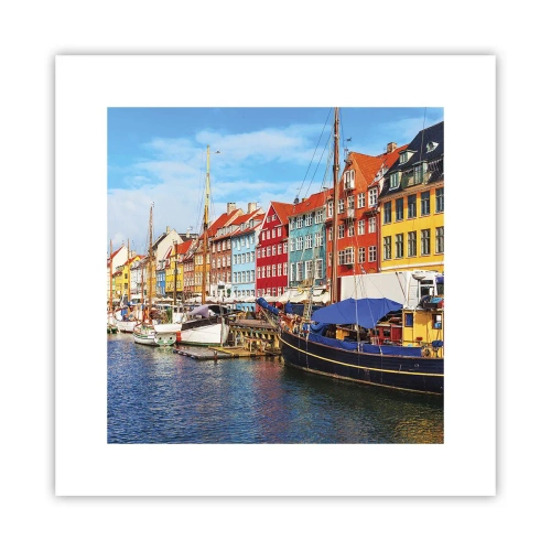 Poster - Joyful Coast - 30x30 cm