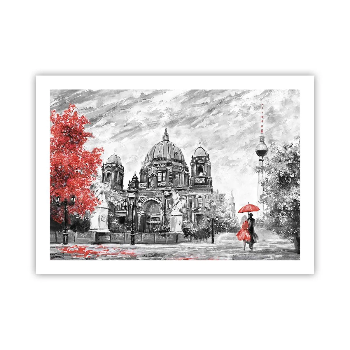 Poster - Berlin Encounter - 70x50 cm