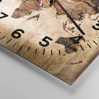 Clock face with numbers