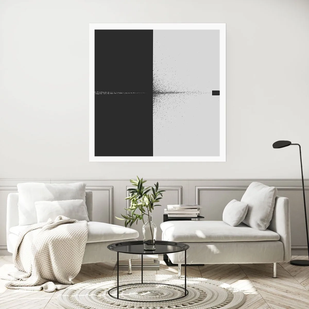 Poster - Straight to the Point - 50x50 cm
