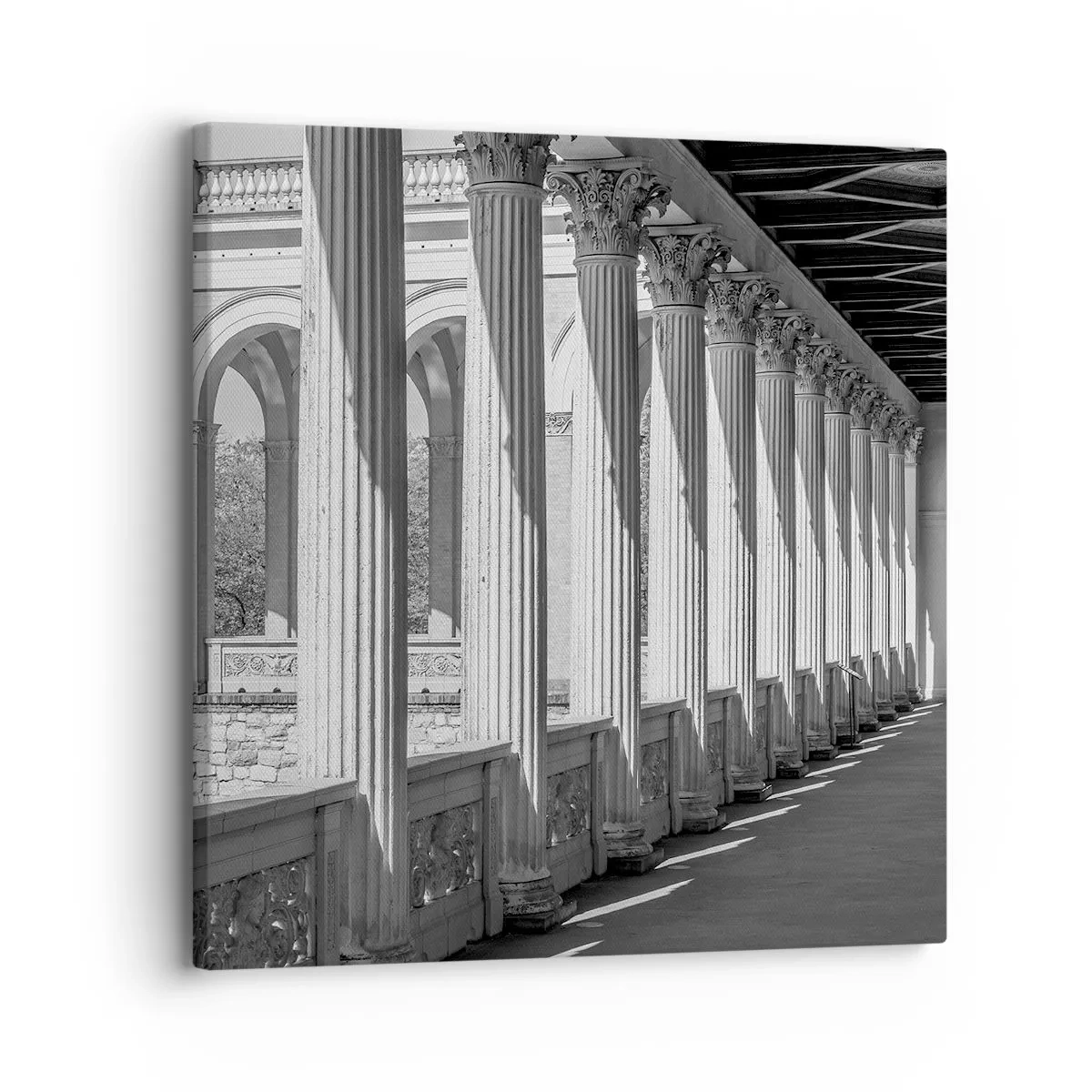 Canvas picture - Sunny Arcade - 30x30 cm