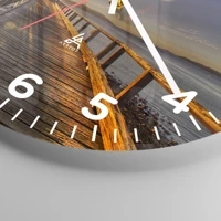 Clock face with numbers