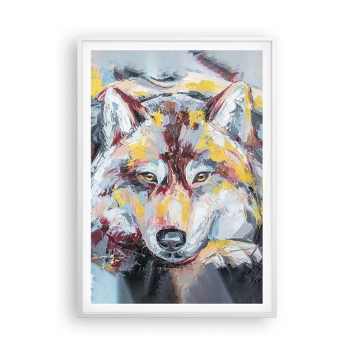 Poster in white frmae - Wolf Eyes - 70x100 cm