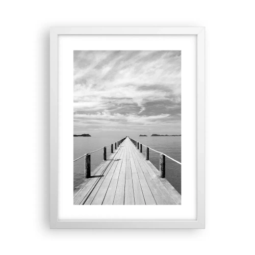 Poster in white frmae - Maybe a Trip… - 30x40 cm