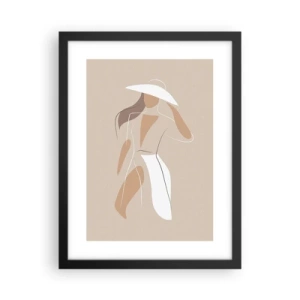 Poster in black frame - Fashion Is Fun - 30x40 cm