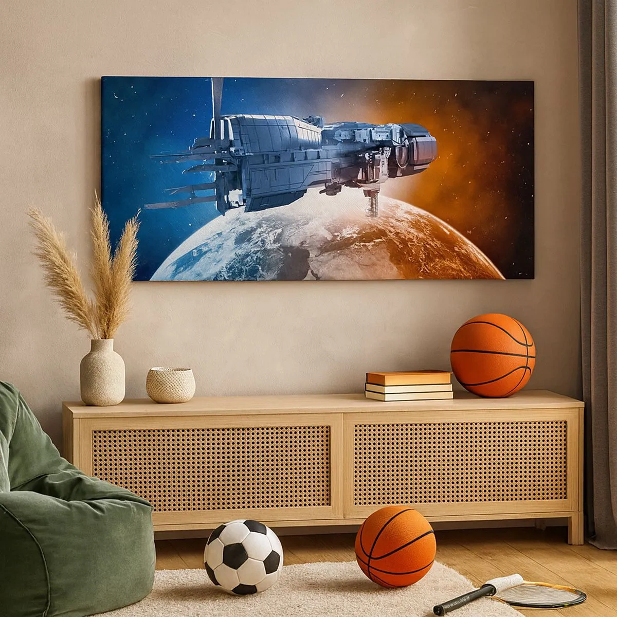 Canvas picture - Careful Observer - 100x40 cm