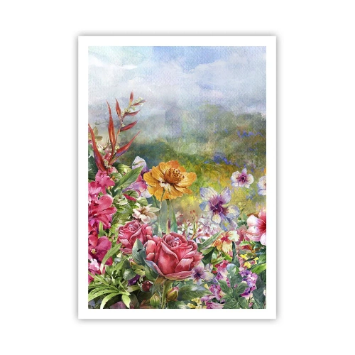 Poster - Garden which Went Crazy - 70x100 cm