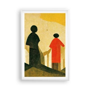 Poster in white frmae - Still a Long Way - 61x91 cm