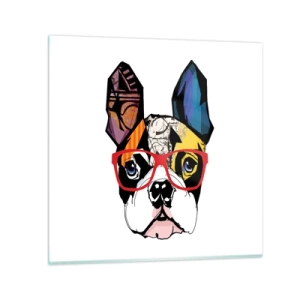 Glass picture - Intellectual - 30x30 cm