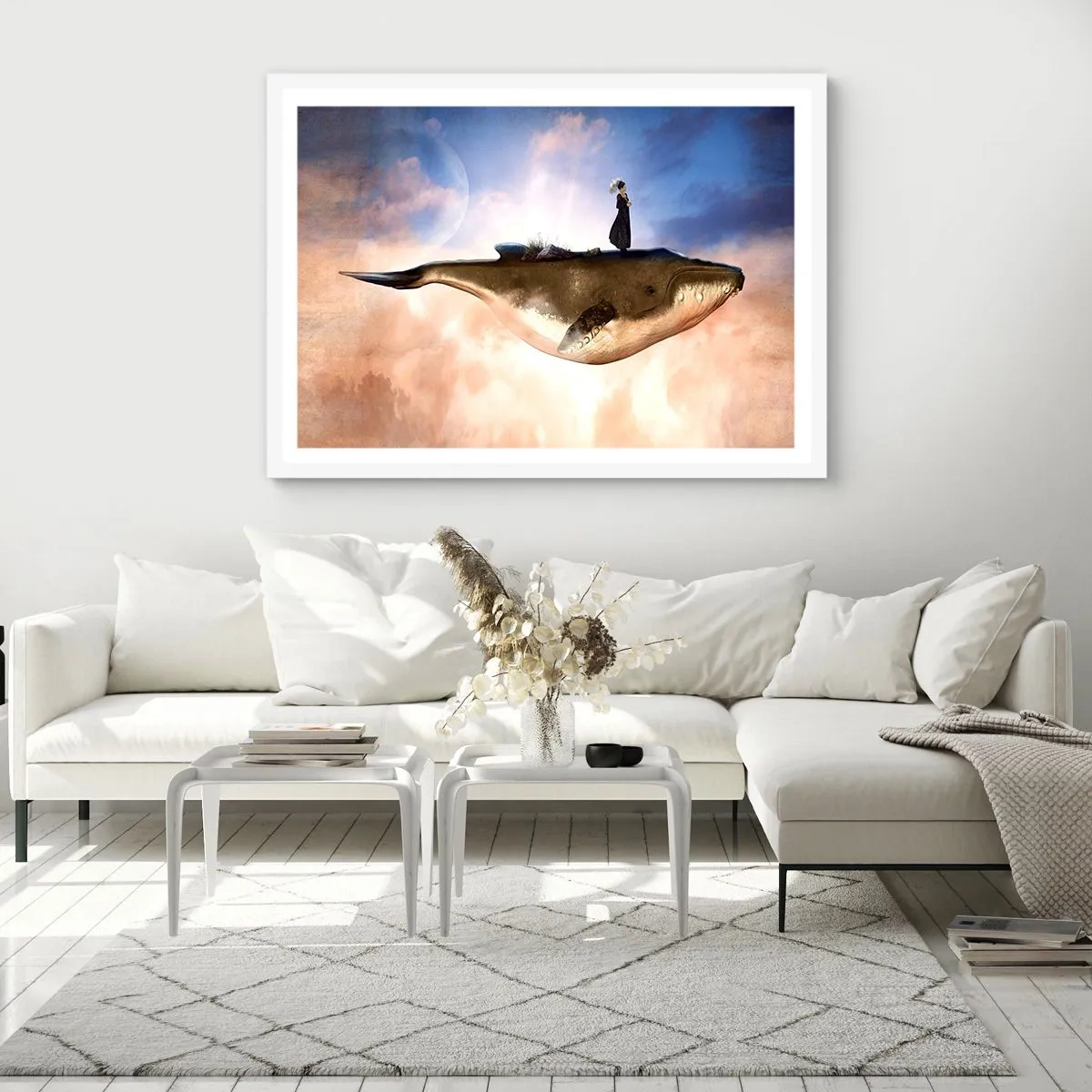 Poster in white frmae - Surreal Journey - 50x40 cm