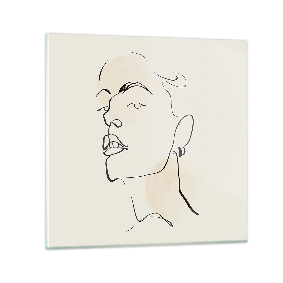 Glass picture - Proud Look - 70x70 cm