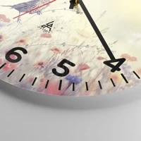 Clock face with numbers