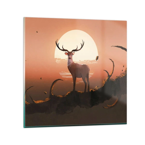 Glass picture - This Night Is Like No Other - 30x30 cm