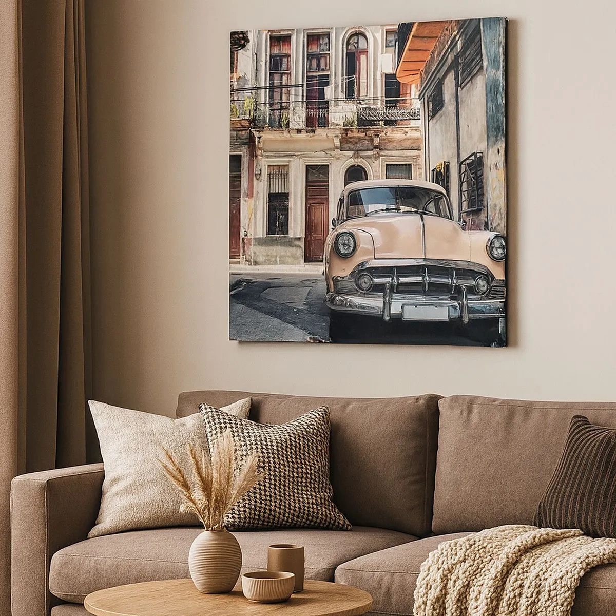 Canvas picture - Siesta in Havana - 30x30 cm