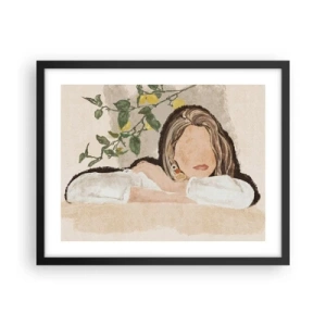 Poster in black frame - Beauty of the South - 50x40 cm