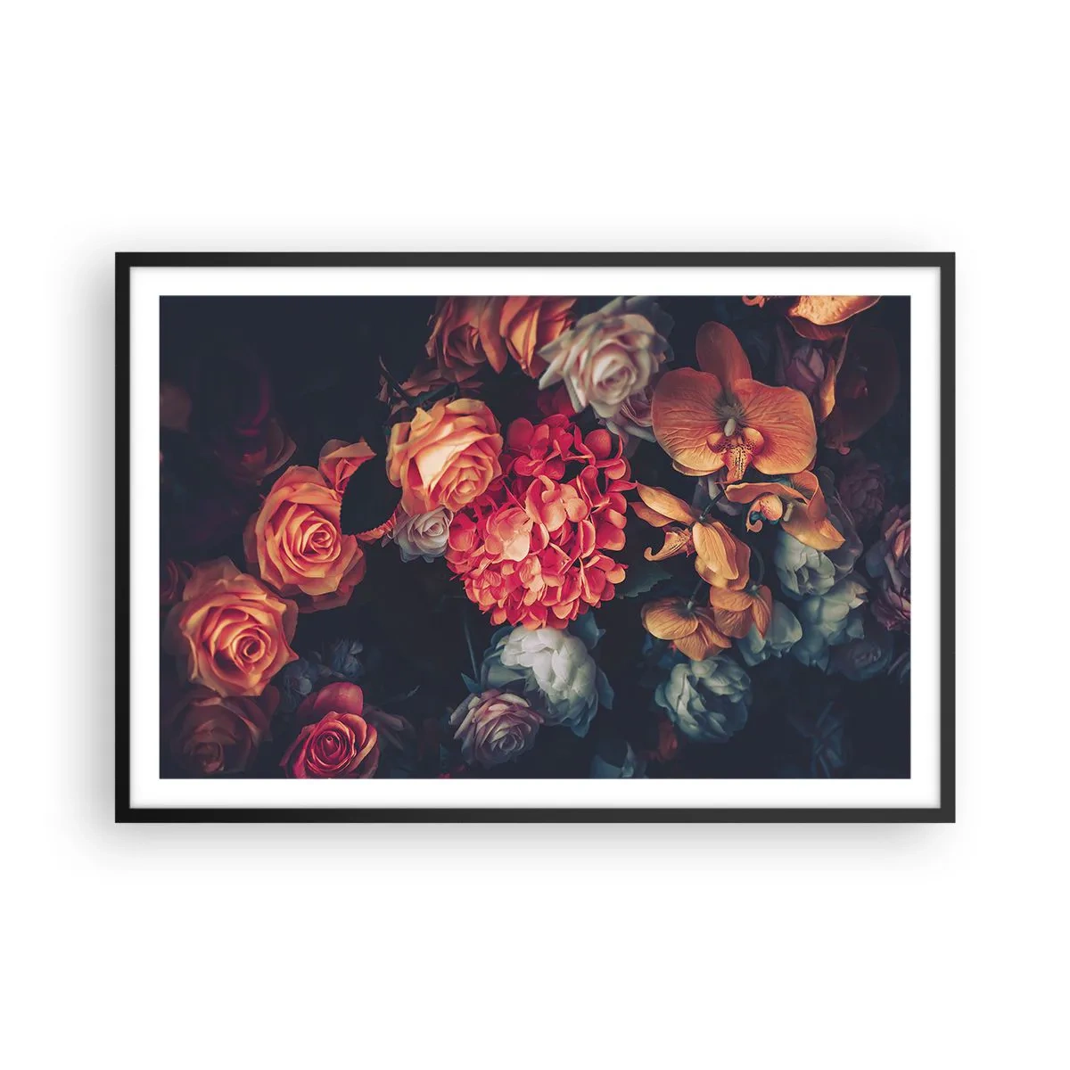 Poster in black frame - Like at Dutch Masters - 91x61 cm