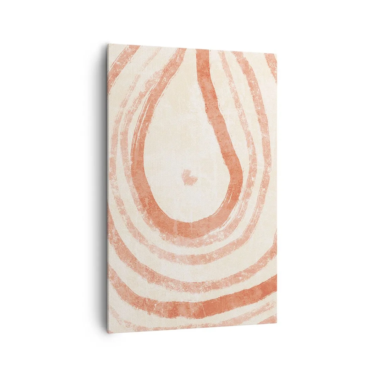 Canvas picture - Coral Circles - Composition - 80x120 cm