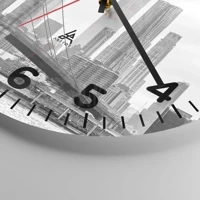 Clock face with numbers