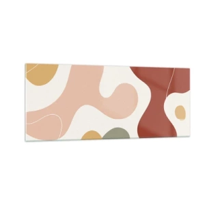 Glass picture - Doodles - 100x40 cm