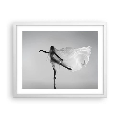 Poster in white frmae - Lightness and Grace - 50x40 cm