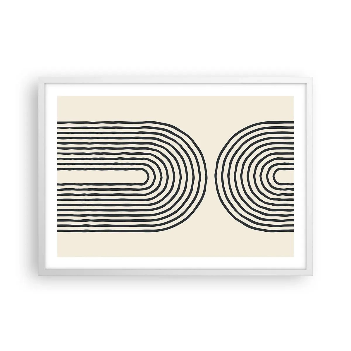 Poster in white frmae - In One Moment… - 70x50 cm