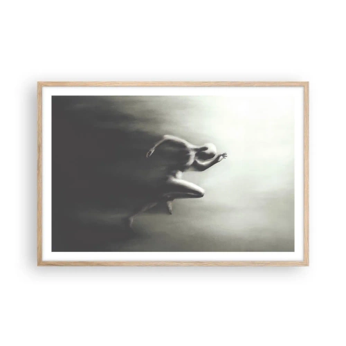 Poster in light oak frame - Unstoppable - 91x61 cm
