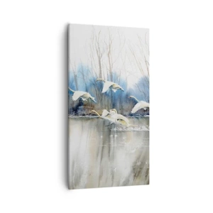 Canvas picture - Like in a Fairy Tale about Wild Swans - 55x100 cm