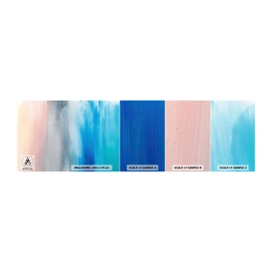 Photo Wallpaper Sample Self-Adhesive Deluxe Sticker - Elements: Air - Abstraction, Piece, Pastel - 100x30 cm