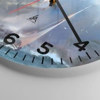 Clock face with numbers