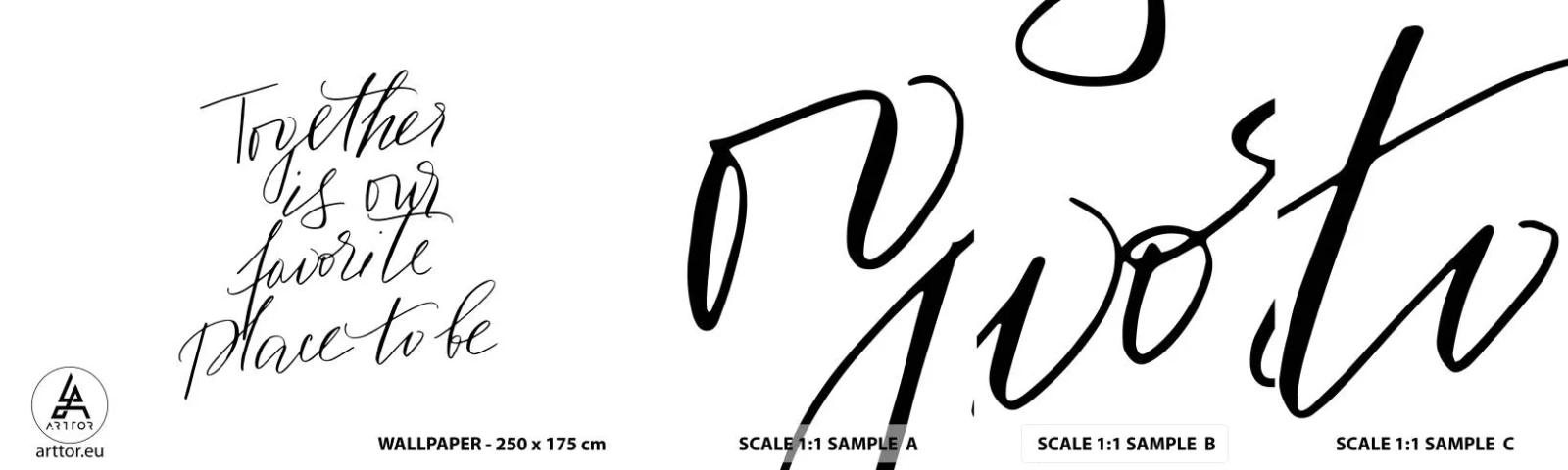 Photo Wallpaper Sample Self-Adhesive Deluxe Sticker - Do You Also Feel This? - Typography, Affirmation, Maxim - 100x30 cm