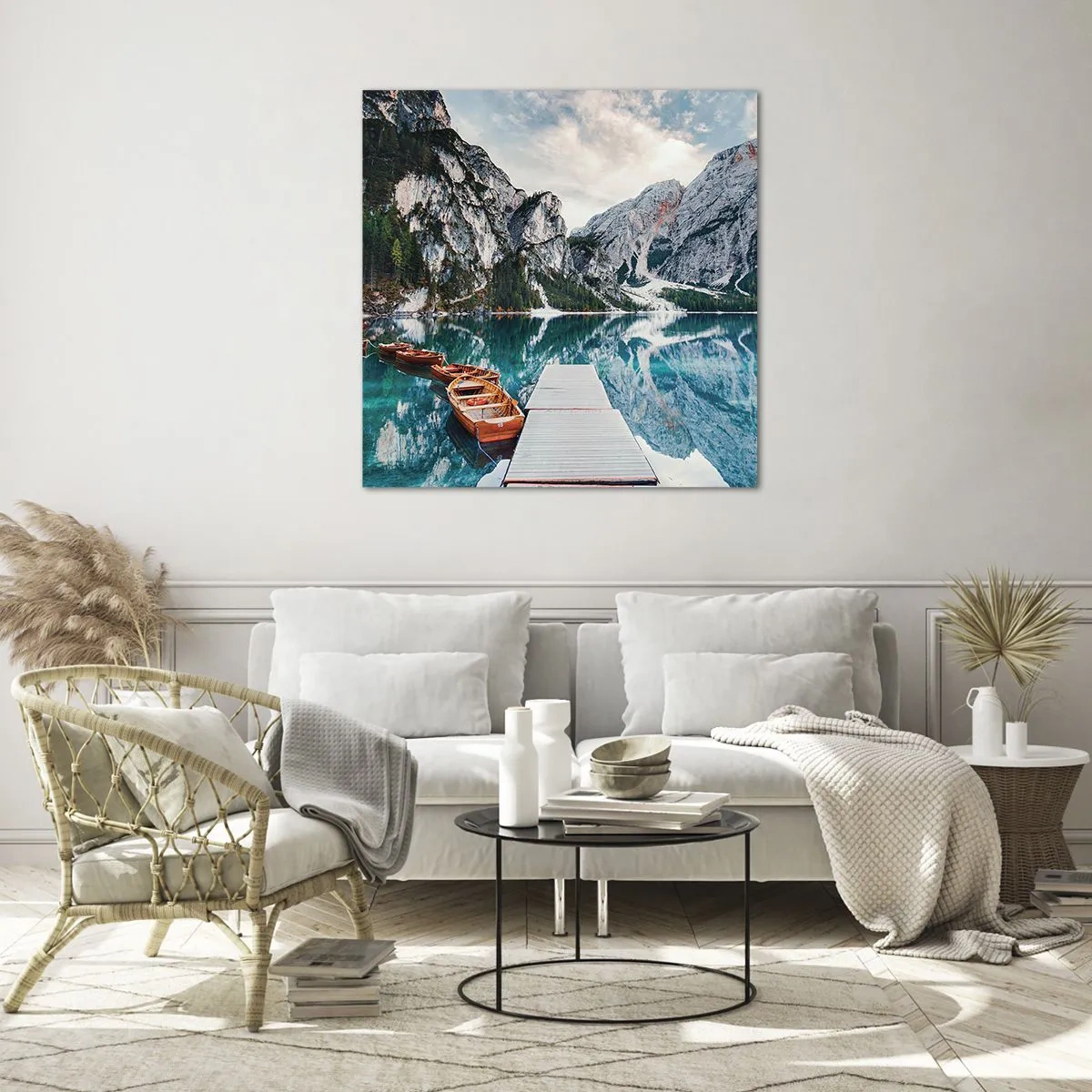 Glass picture - We Will Show You Beauty - 50x50 cm