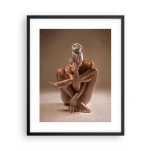 Poster in black frame - Unity of Body and Spirit - 40x50 cm
